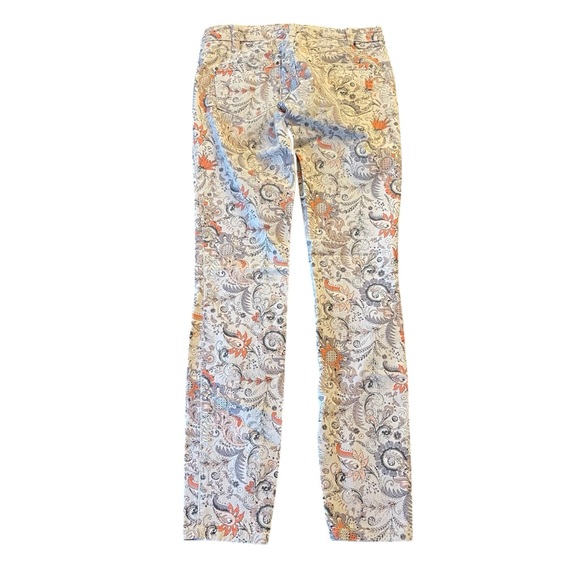 Club Monaco Taupe/Coral/Peach Skinny Low Rise Jeans (2) - Picture 3 of 11